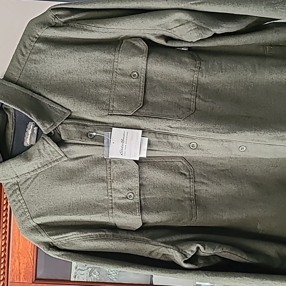 Eddie Bauer Other - EDDIE BAUER MENS LINED SHIRT JACKET "FOREST NIGHT" GREEN SIZE XL